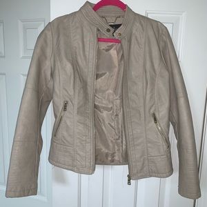 LA Coalition Tan Leather Jacket